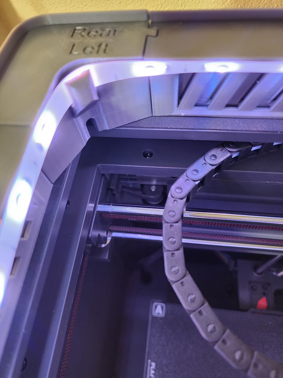 Elegoo Centauri Carbon Riser - Corners with hooks 3D model thumbnail