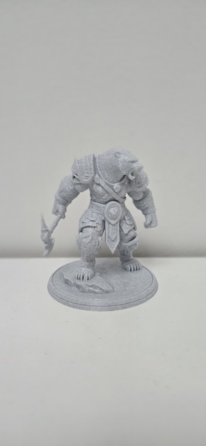 Bear Warrior Miniature – Fantasy Figurine