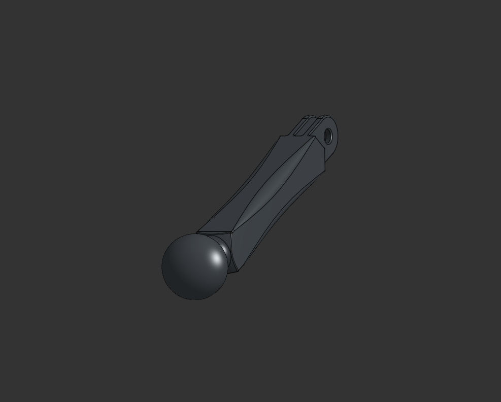 Configurable 24mm BAM Ball to Modular Mounting System Beam