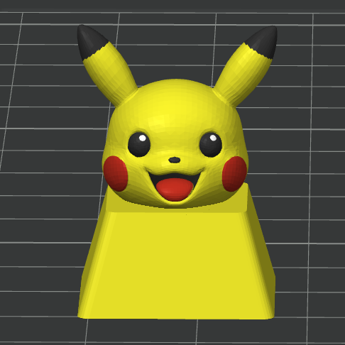 Pikachu Pokemon Keyboard Keycap MX by Monsieur-Pierre | Download