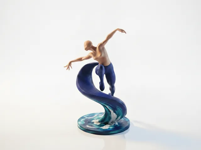 Ballerina Sculpture Female Figure 3D Printable