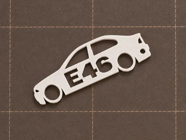 keychain BMW e46 low sedan