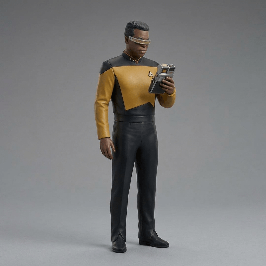 Star Trek Next Generation - Lieutenant Geordi La Forge - (LeVar Burton) - 1987-1994