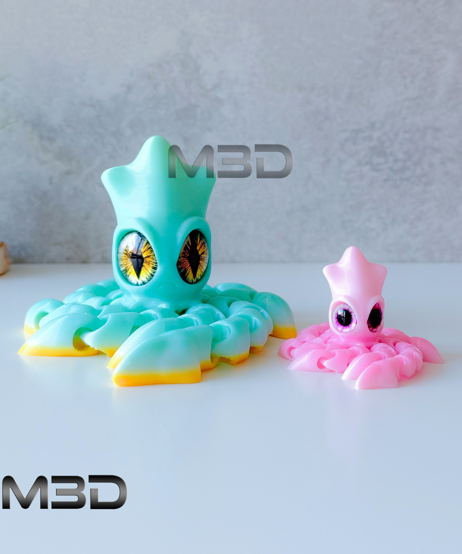 Flexi Grumpy Squid / no supports / 3mf included — miniatura 8