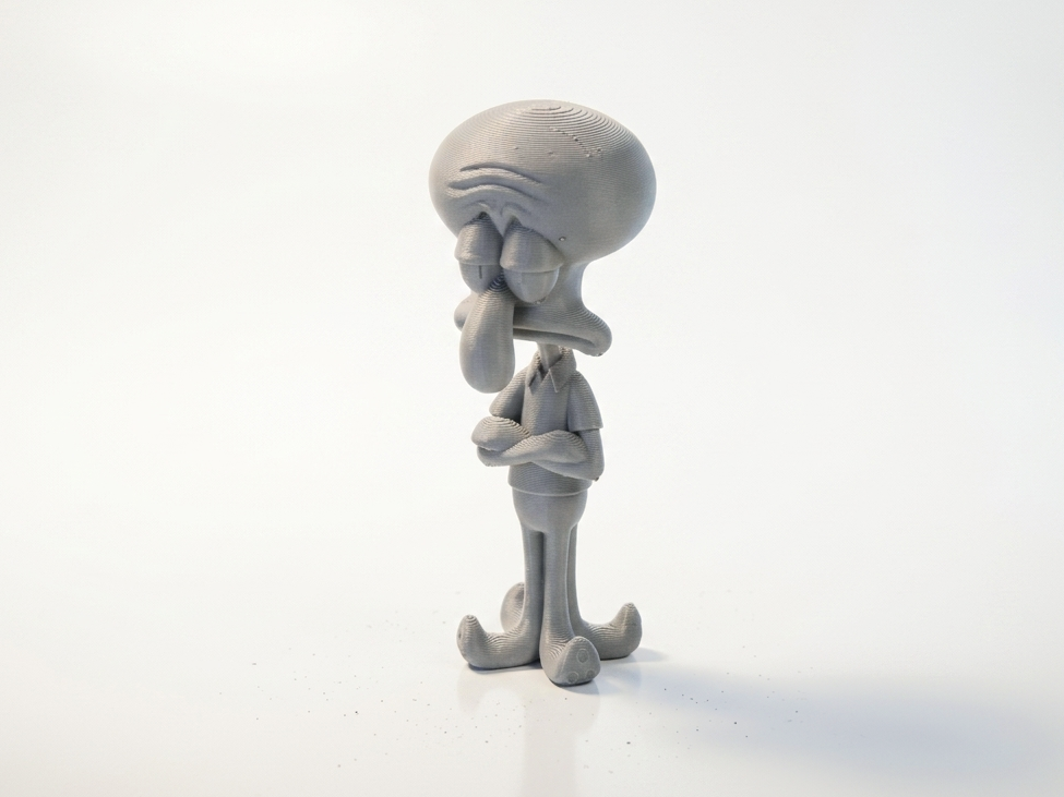 Squidward Figurine Cartoon Character 3D Printable