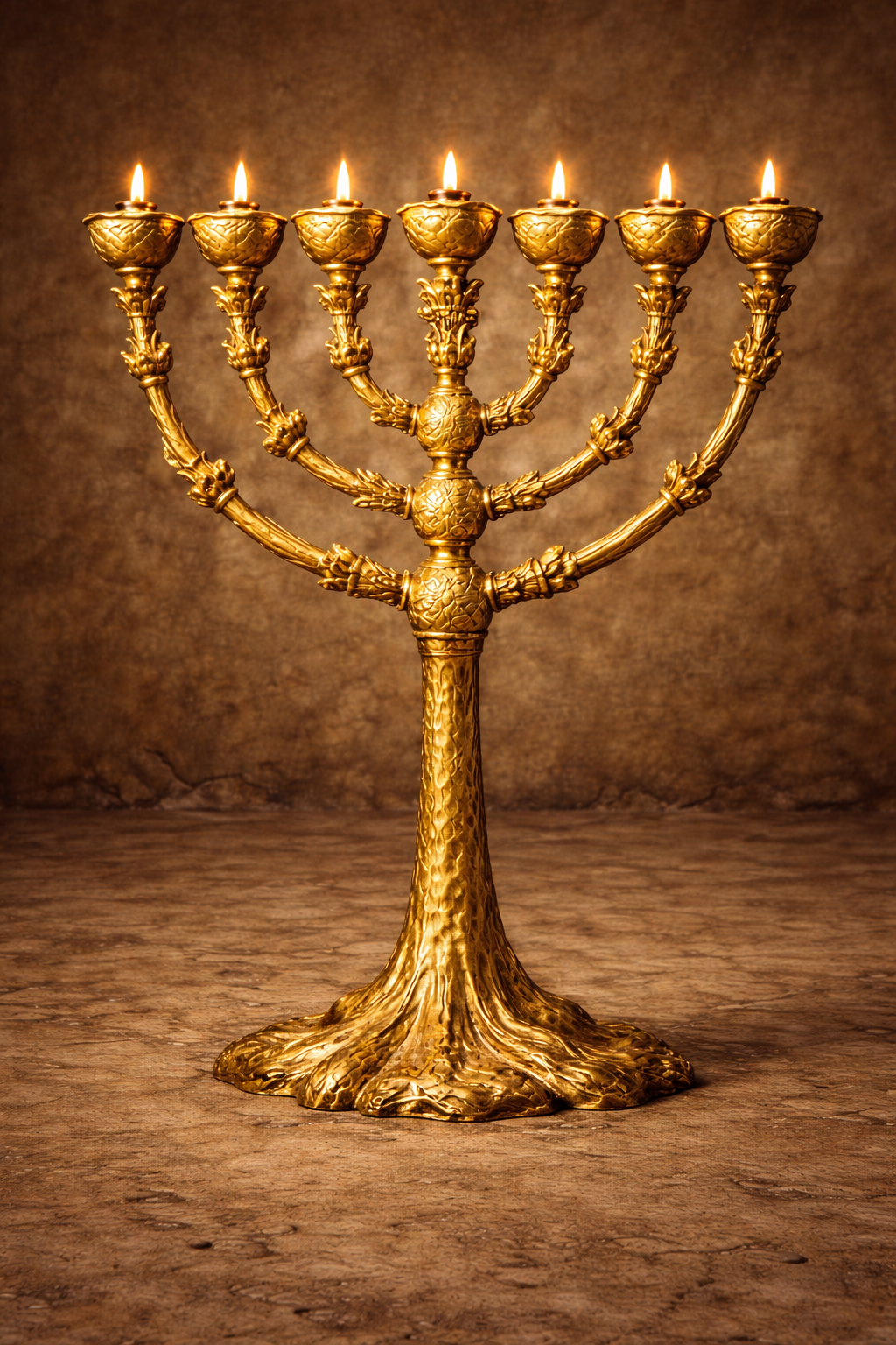 Bible Sanctuary Tabernacle Golden Lampstand Candleabra