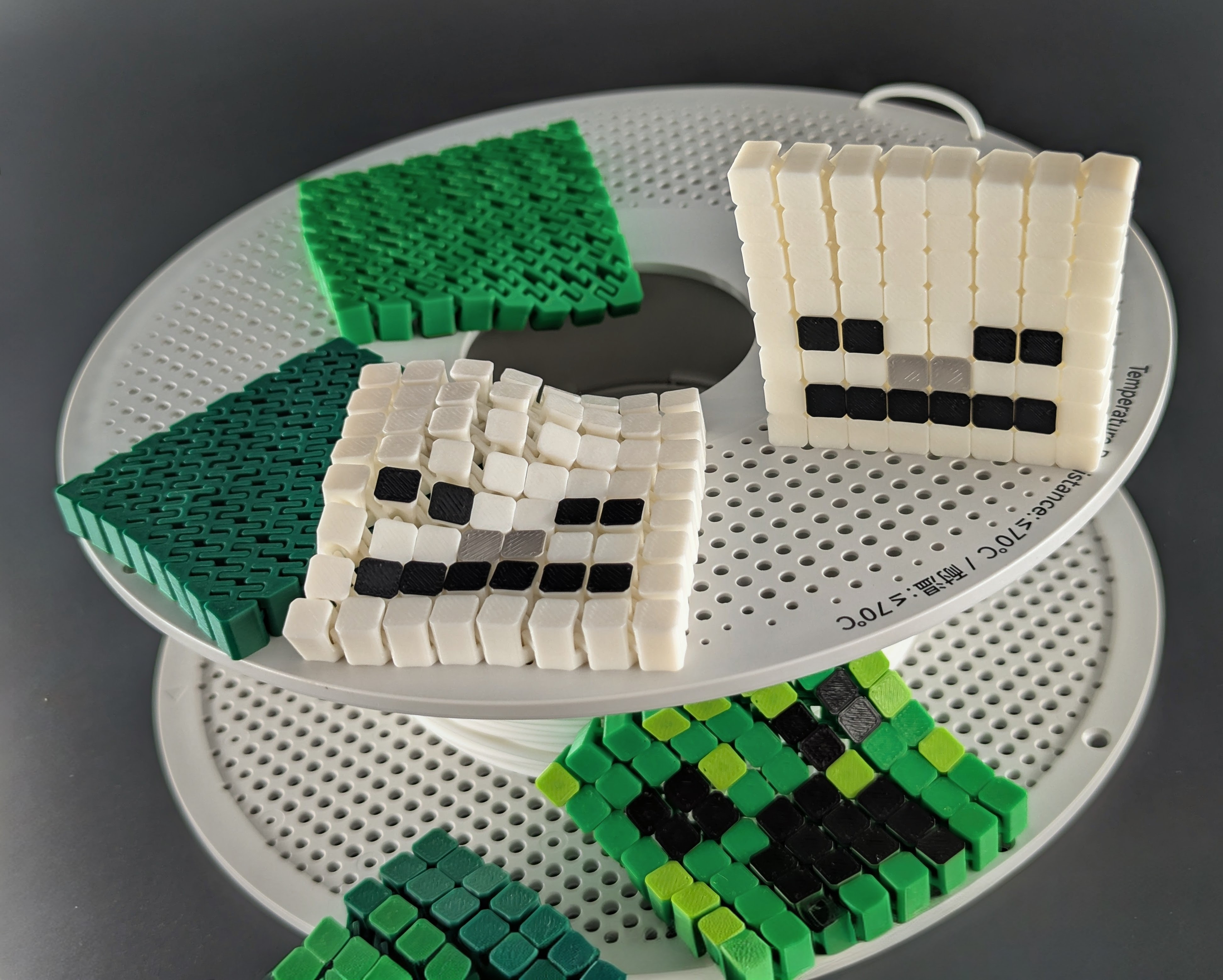 Miniatura 2 do modelo 3D Minecraft Skeleton Flexi Fidget