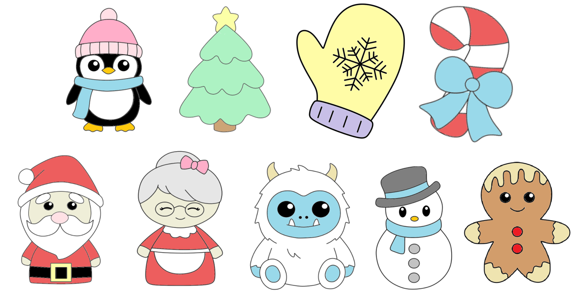 Christmas cookie cutter and stamp