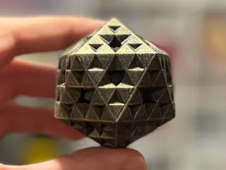 Sierpiński Icosahedron - Level 2