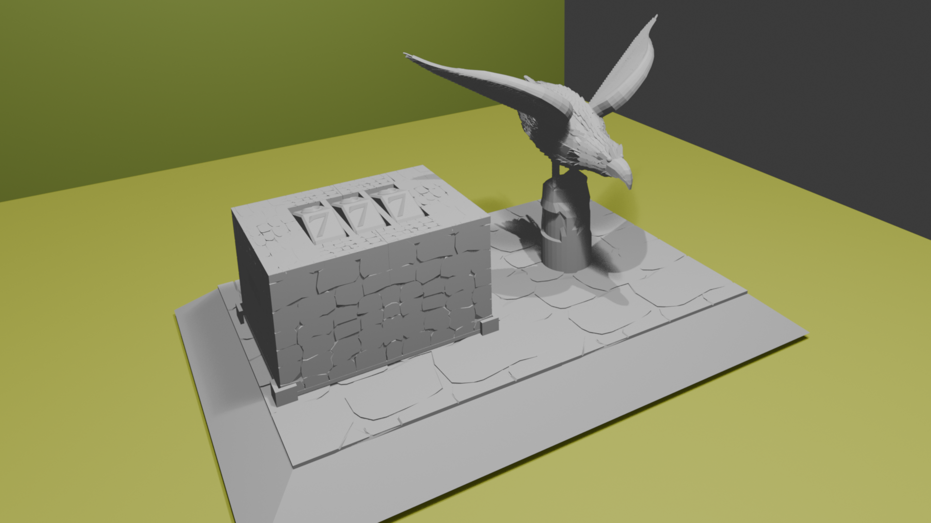 Magic Bird Token – 3D Printable Creature Token — thumbnail 10
