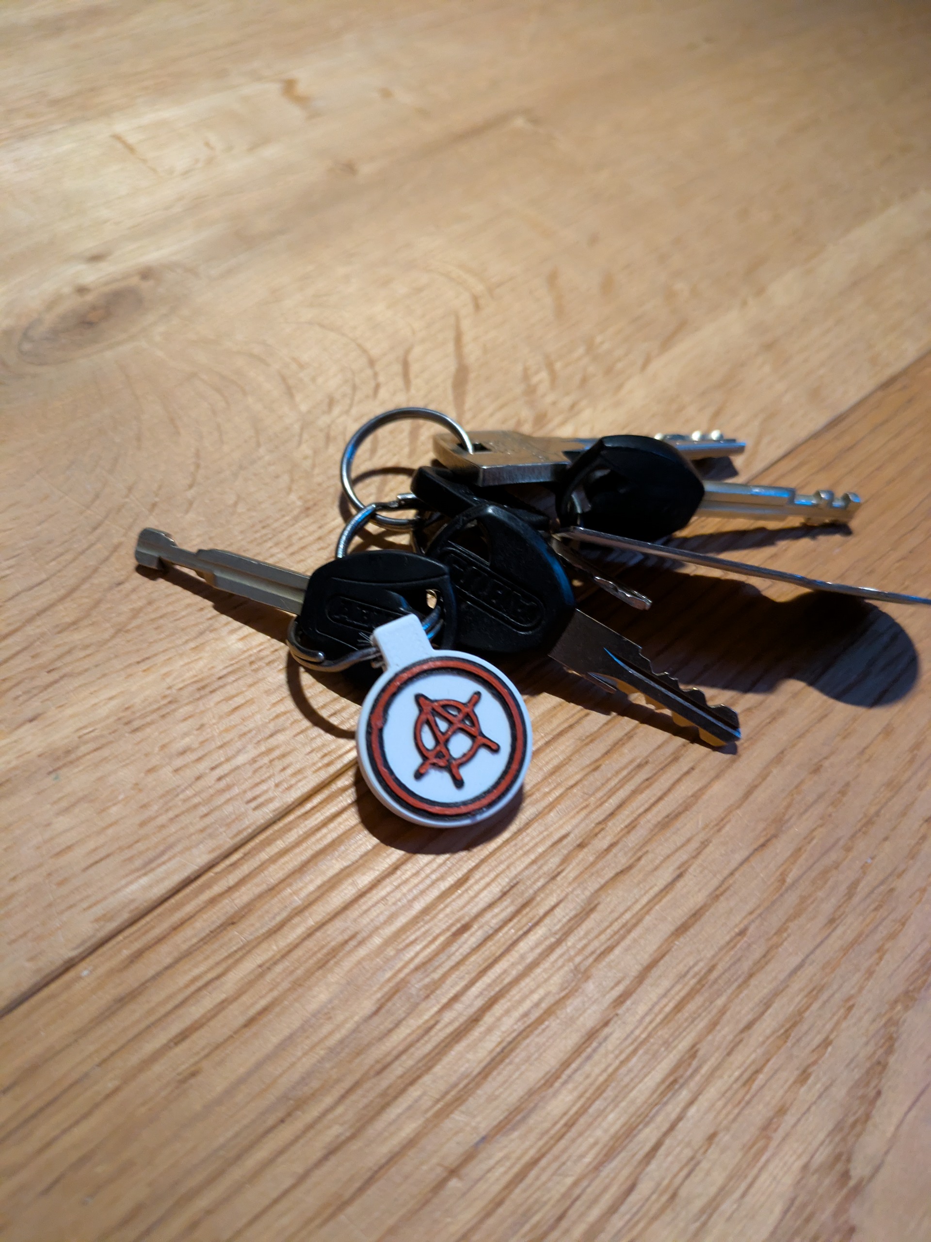 Anarchy Keychain / Anachie Schluesselanhaenger