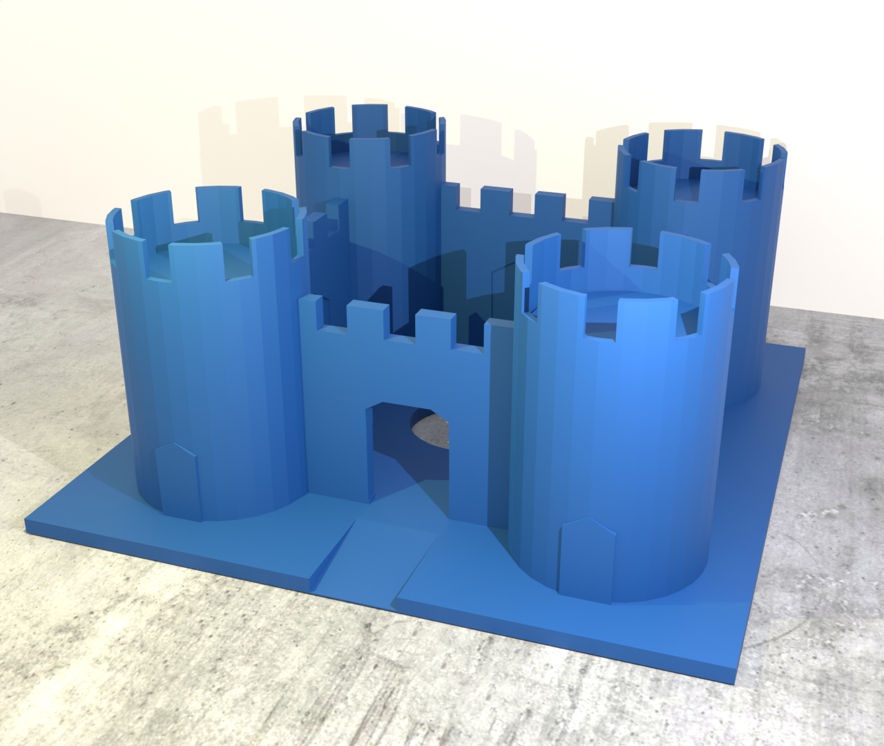 Castle for mini golf (hole)