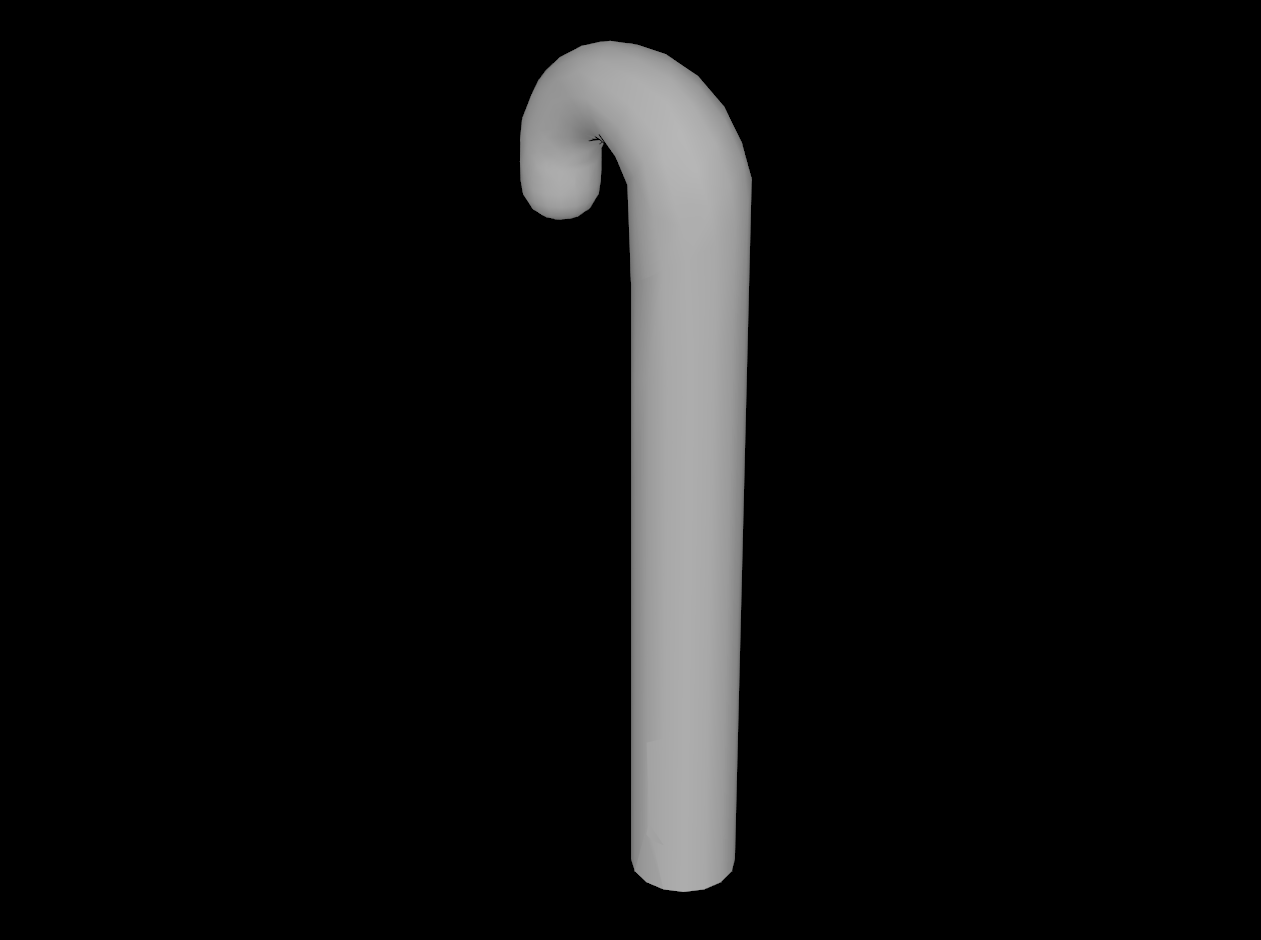 Lego Compatible (1621.dat) Minifig Utensil Candy Cane