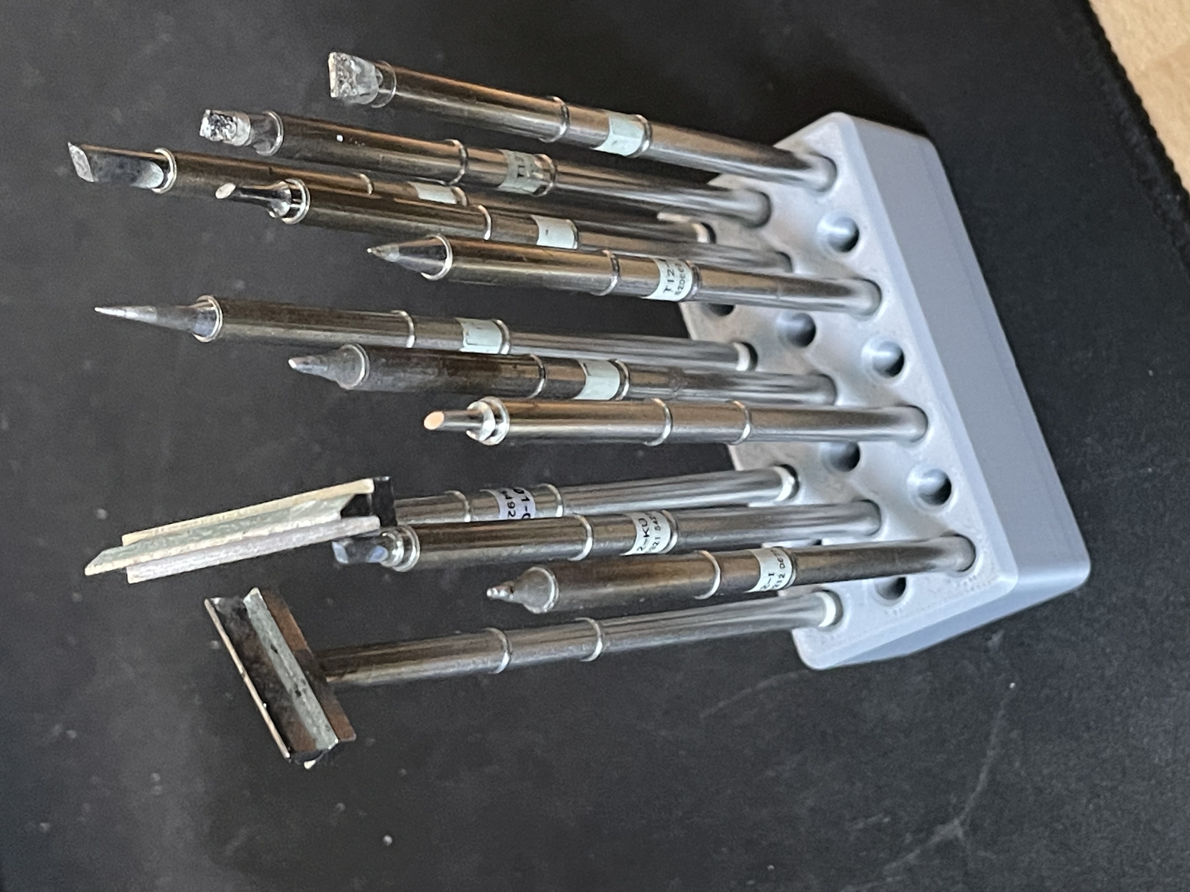 Gridfinity T12 Solder Tip Organizer