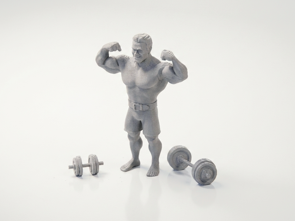 Bodybuilder Figurine Fitness Collectible 3D Printable