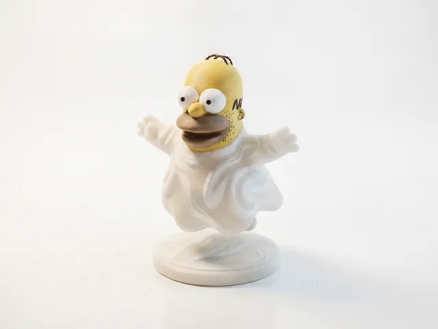 Ghost Homer Simpson Figurine Cartoon 3D Printable