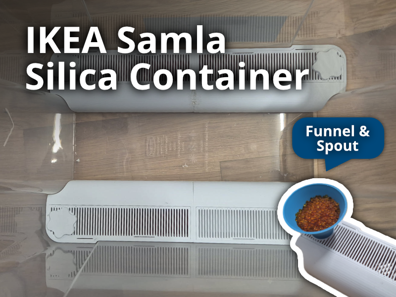 IKEA Samla 22L Silica Container with Funnel