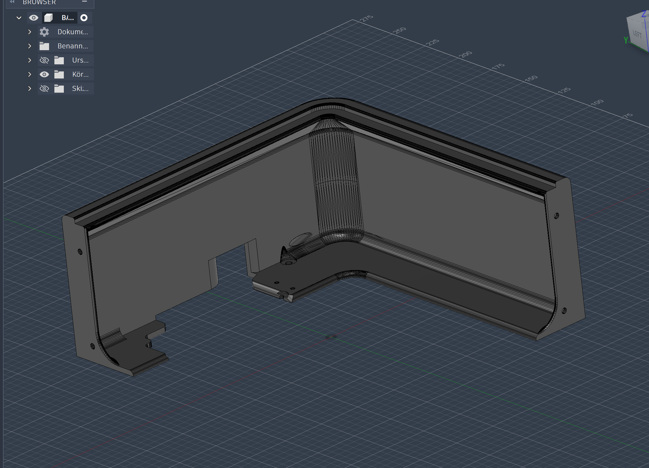 Flashforge Adventurer 5M Enclosure remix back right for spool holder cutout