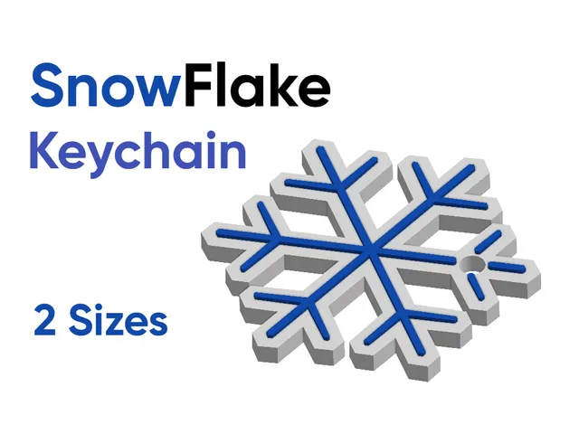 SnowFlake Keychain
