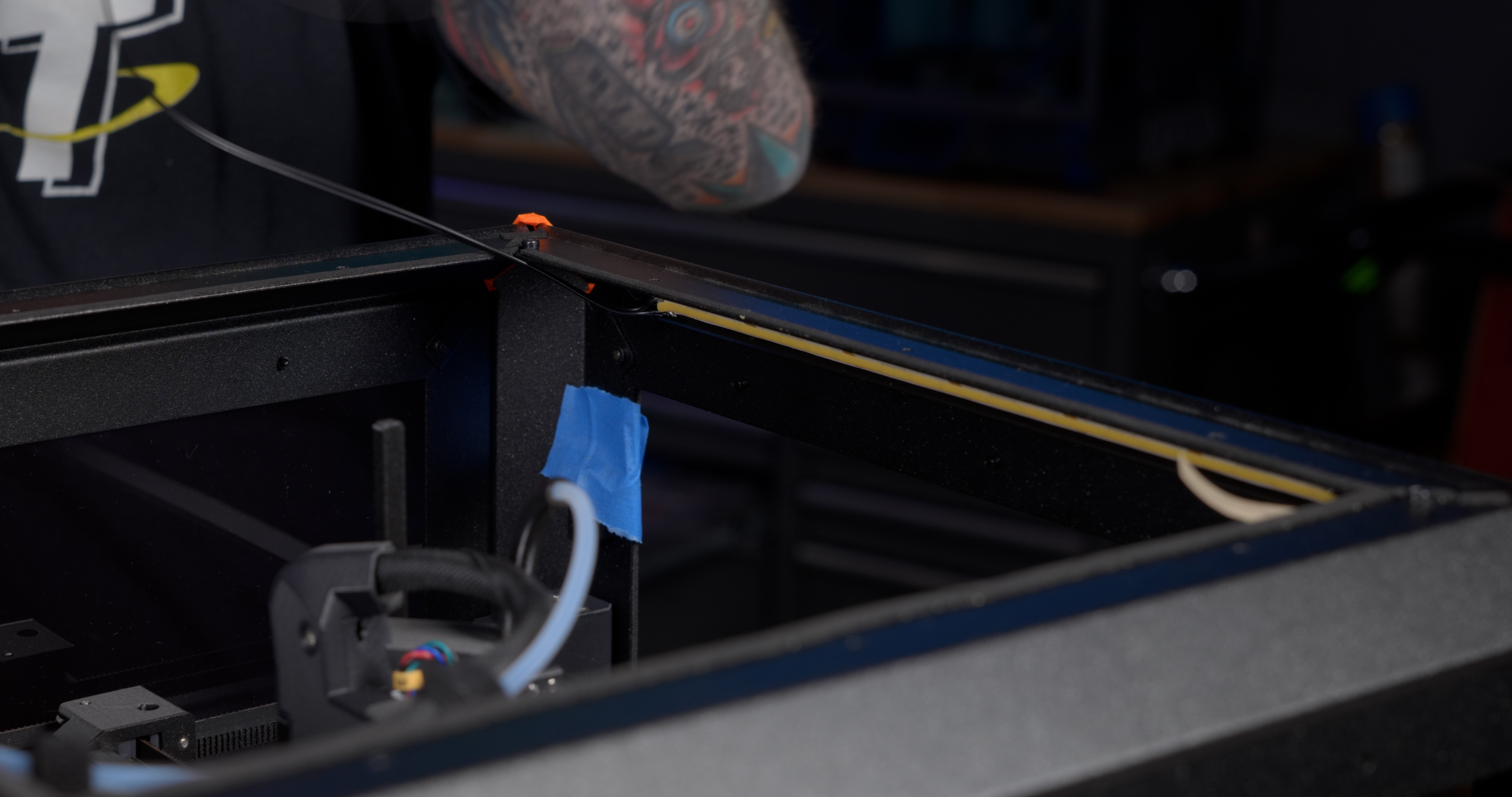 Magnetic Light Bar - Prusa Core ONE Added LEDs!