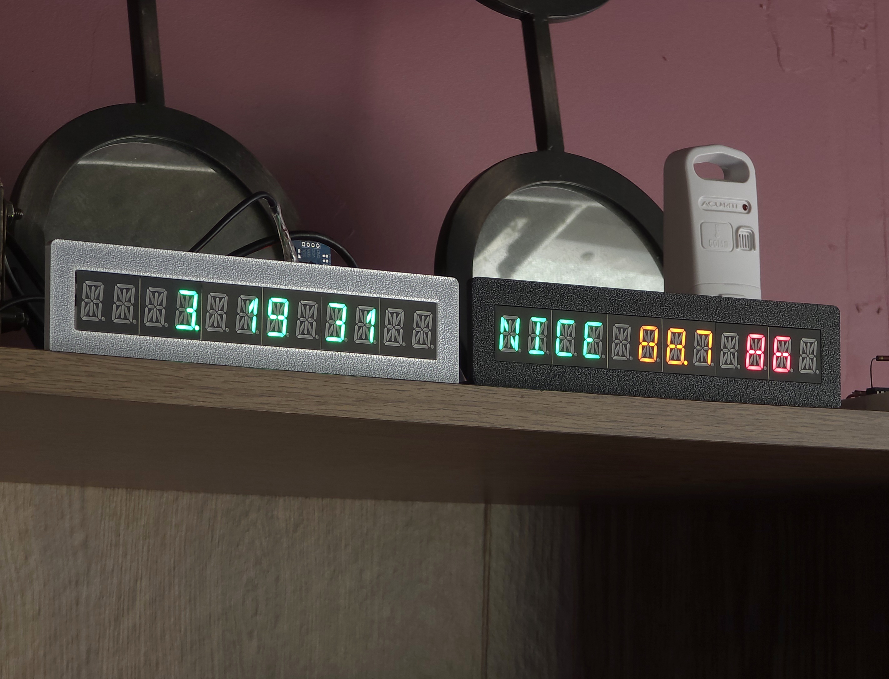 14-Segment Display Frame and Mounting Frame