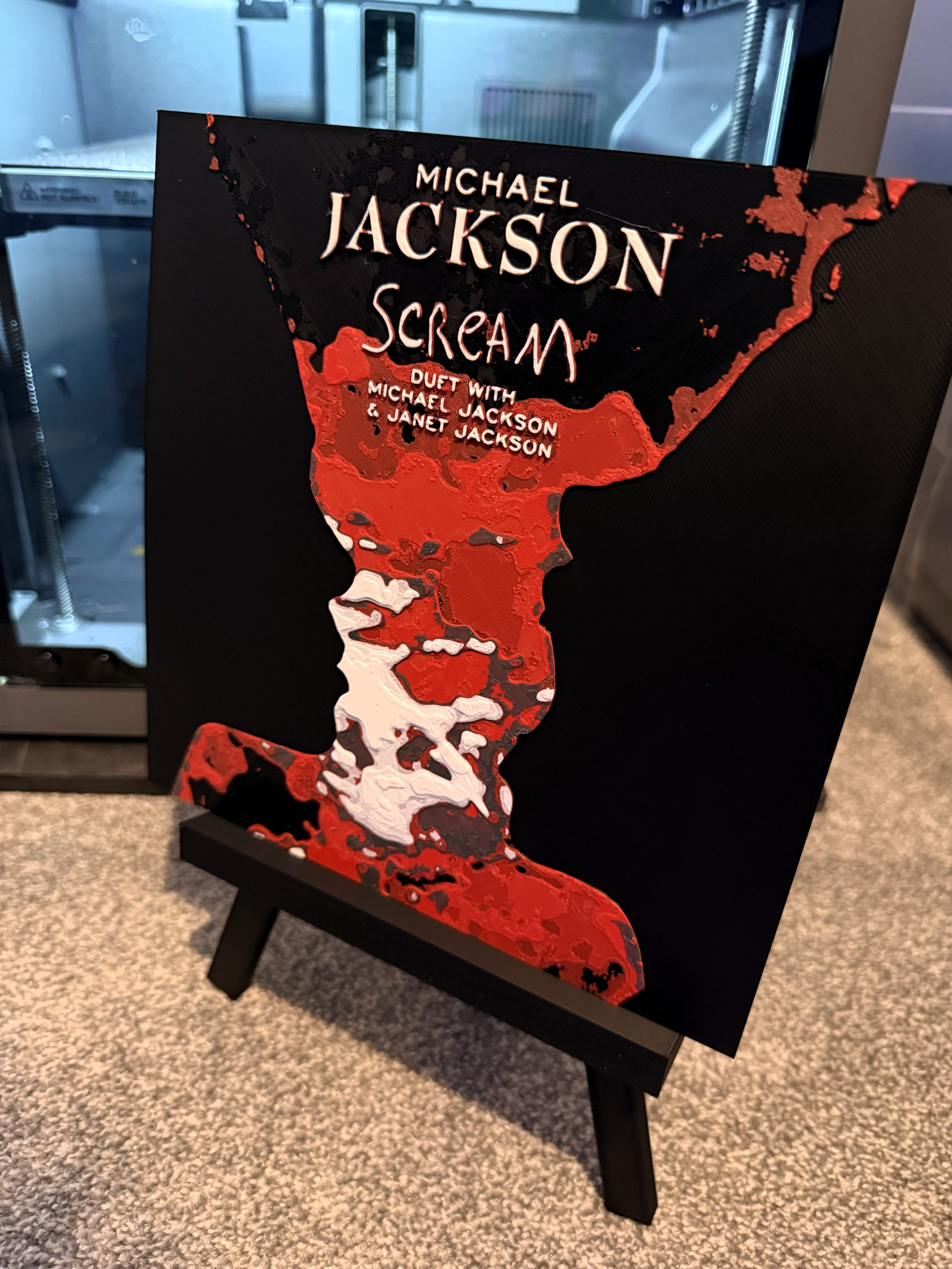 Michael Jackson - Scream Single Cover Hueforge