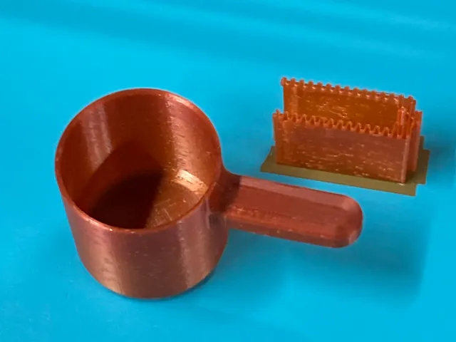 Coffee Measure with easily removed supports