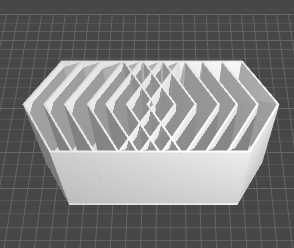 Desk organizer (hexagon)