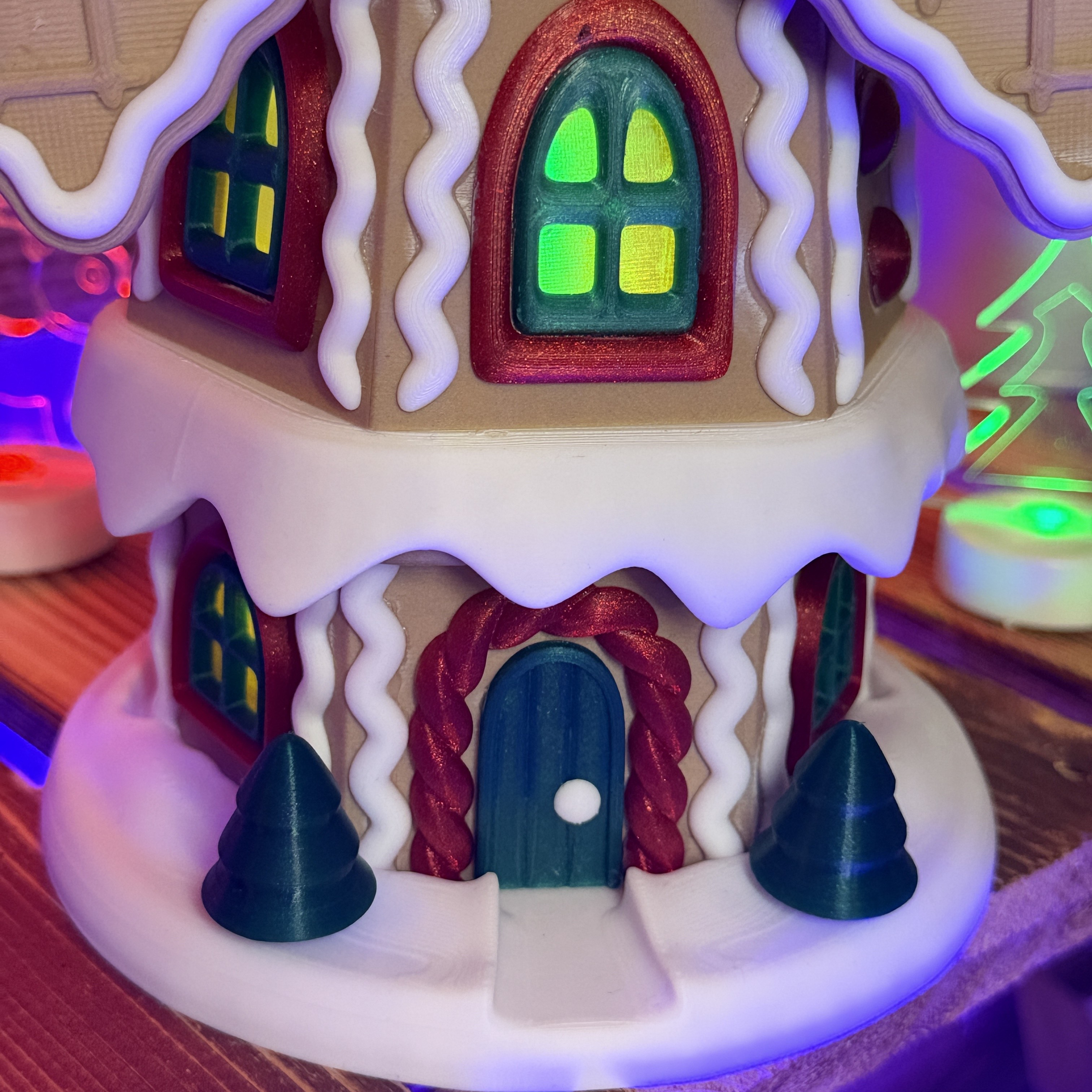 Christmas Gingerbread Windmill – Multicolor Without AMS — miniatura 12
