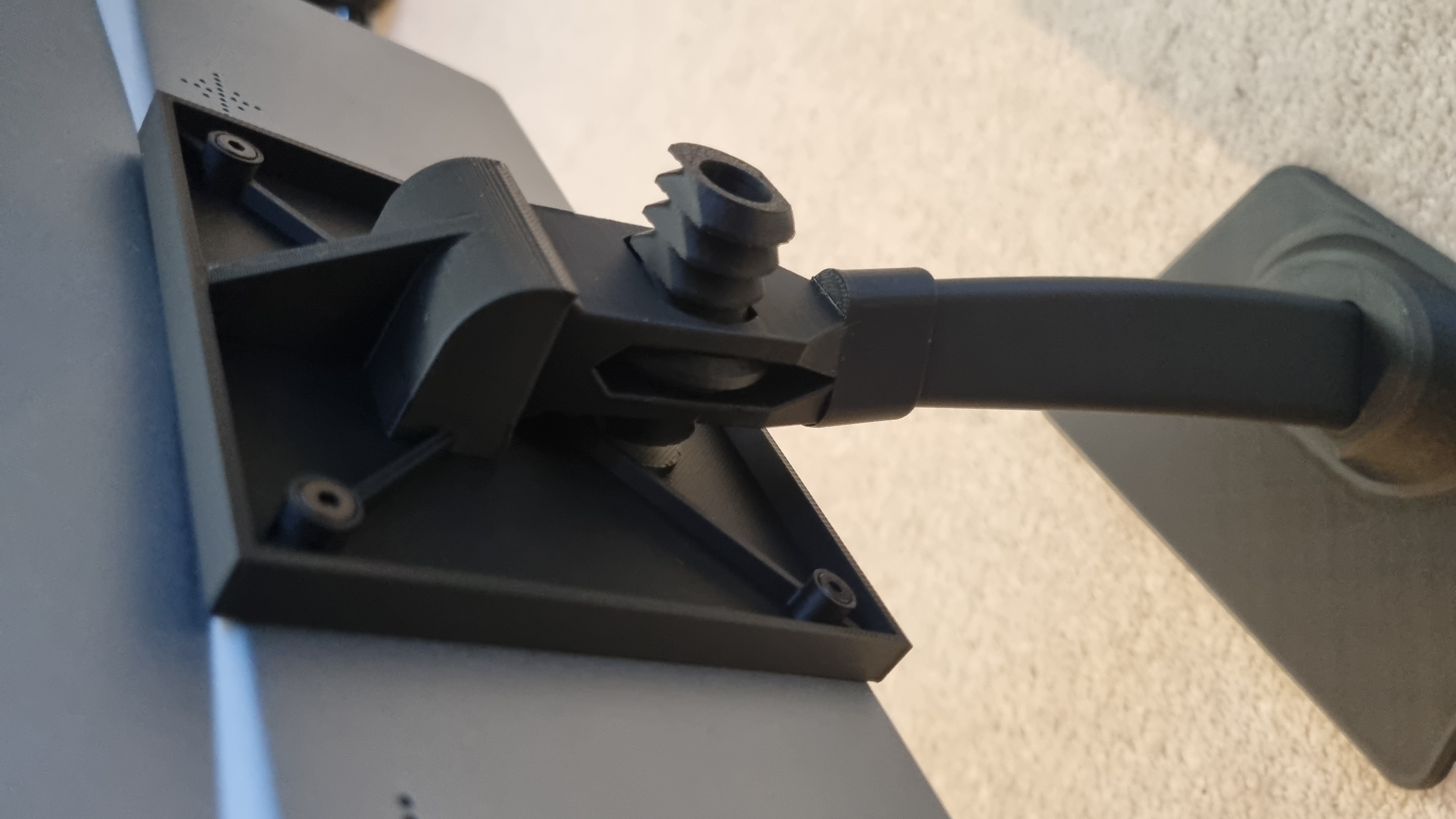 Small Monitor Stand (75mm VESA Mount) - Adjustable