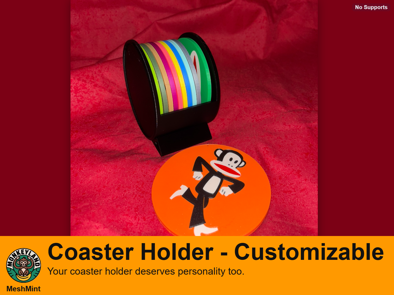 Customizable Coaster Holder