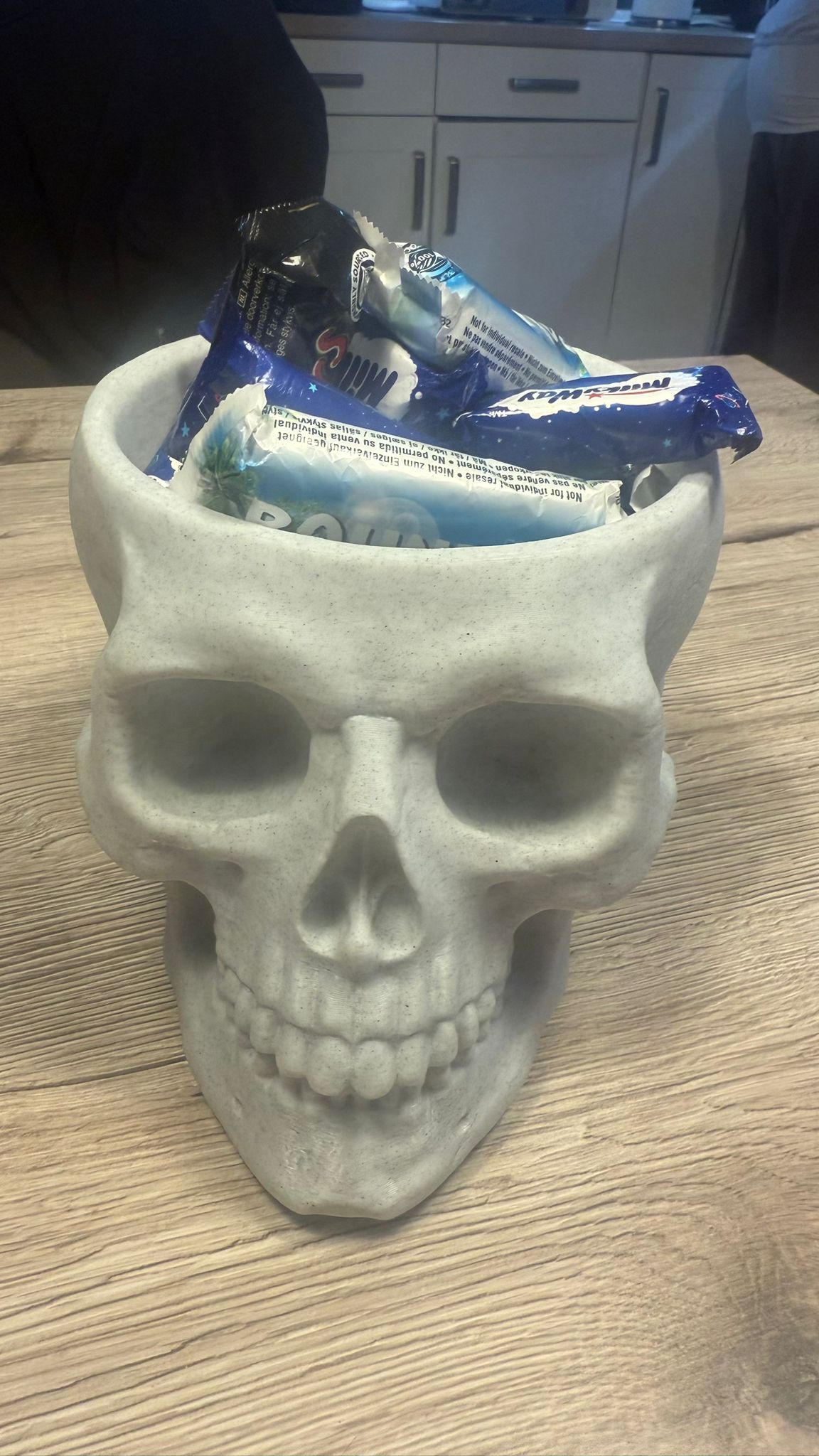 Schädel Skelett Halloween Schale Skull Bowl