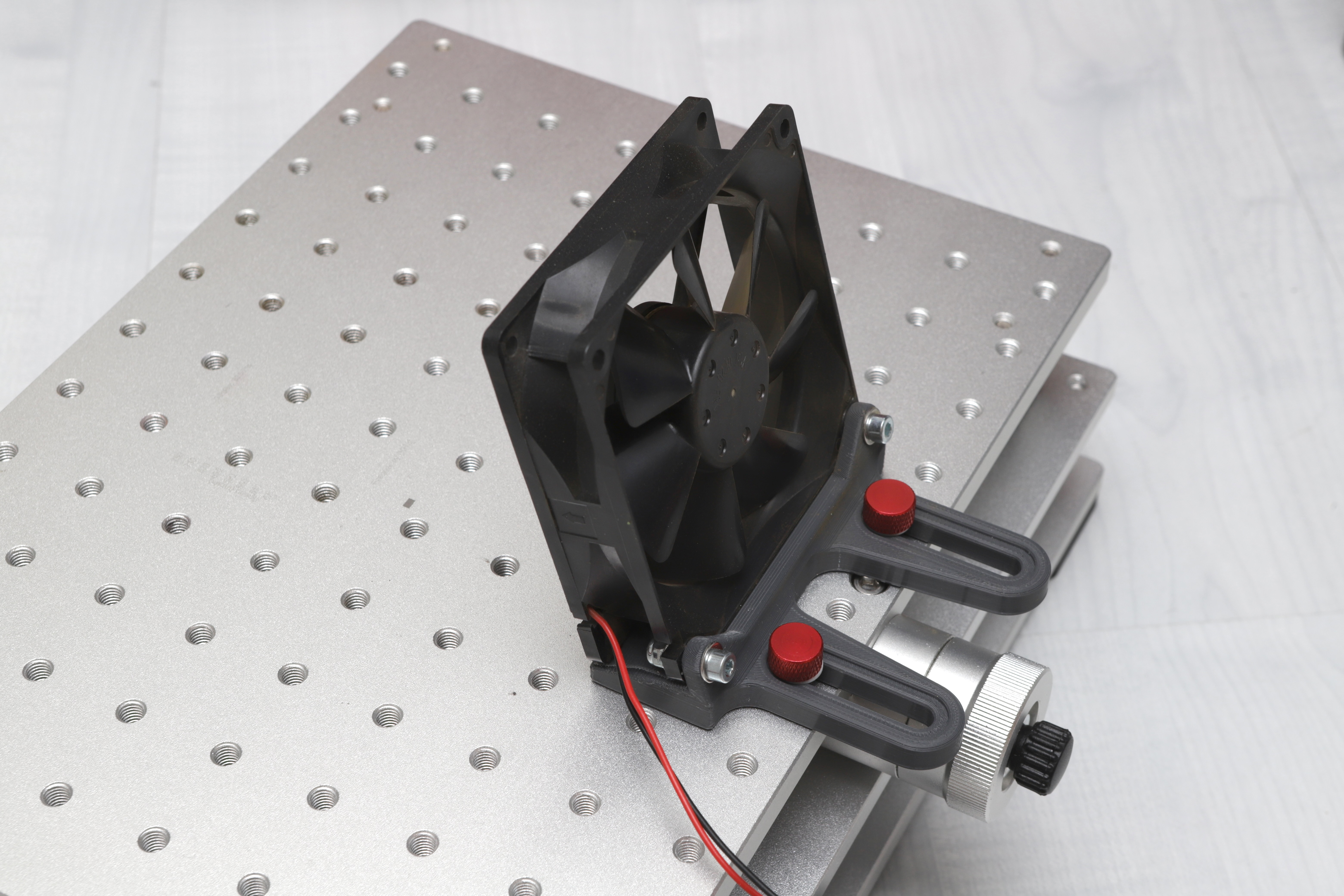 92mm Angled Fan Holder for Laser Engraving