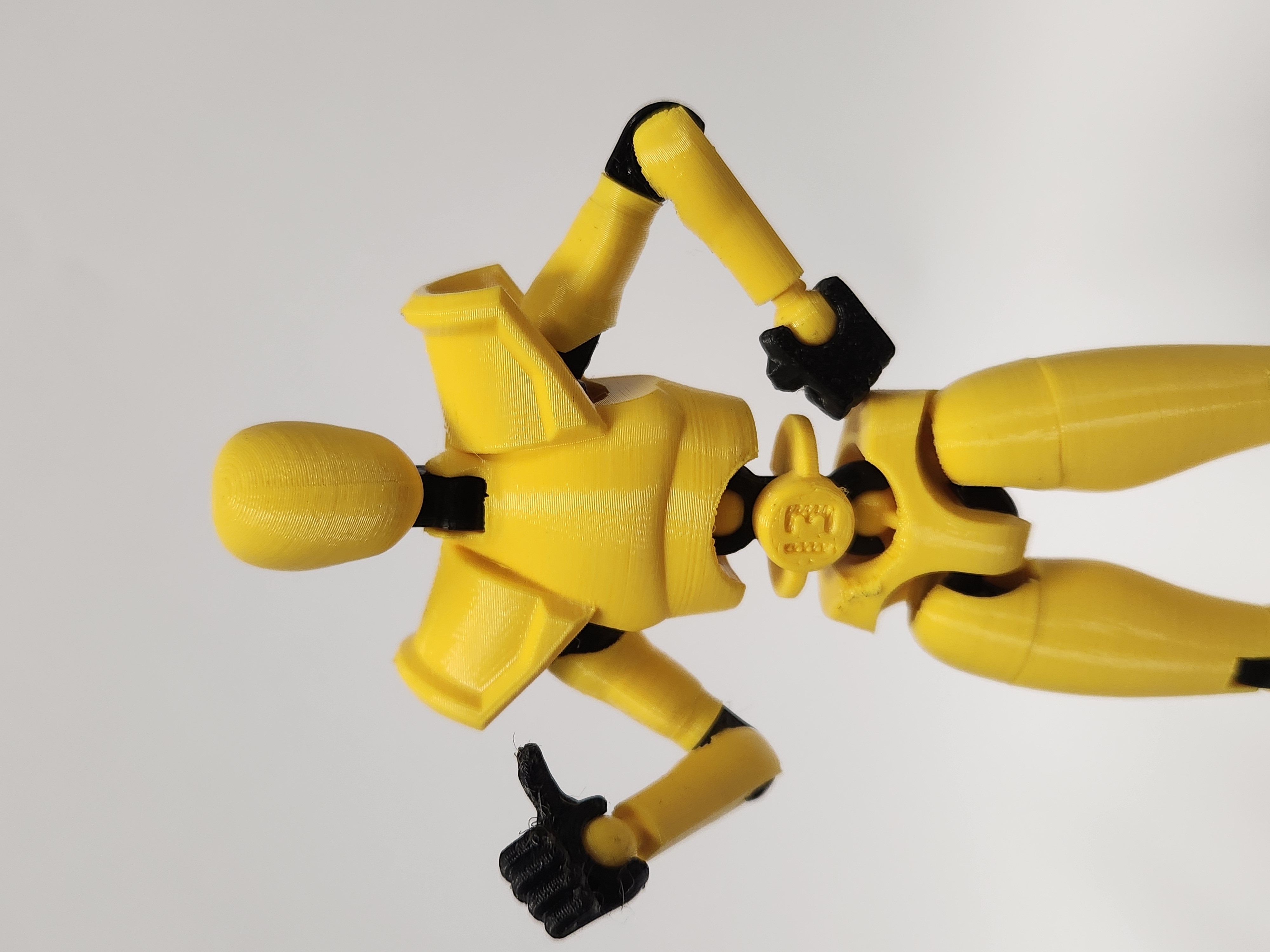 Carbon 13 Type M - Pauldrons (shoulder pads) 3D model thumbnail