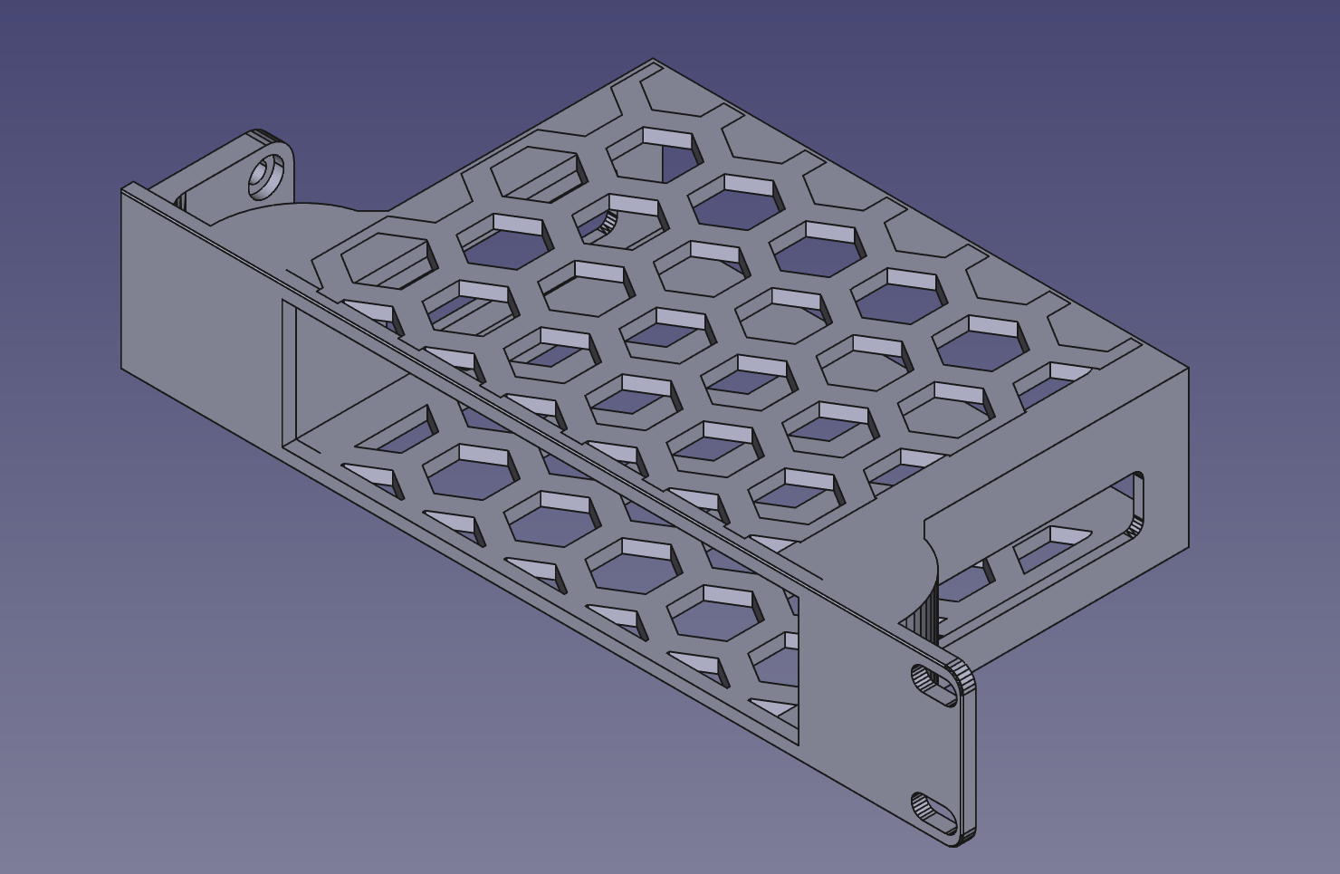 Fujitsu Futro S740 - 19-inch modular rack mount (right side)
