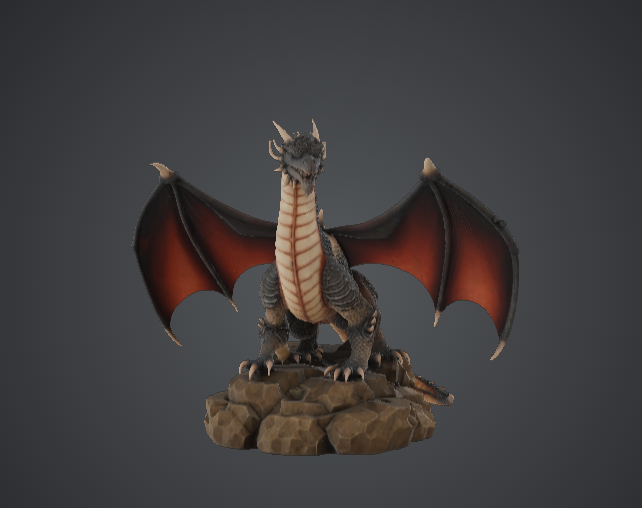 Winged Dragon Guardian Statue
