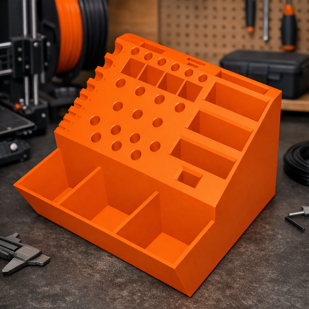Desk Tool Organizer 3D model