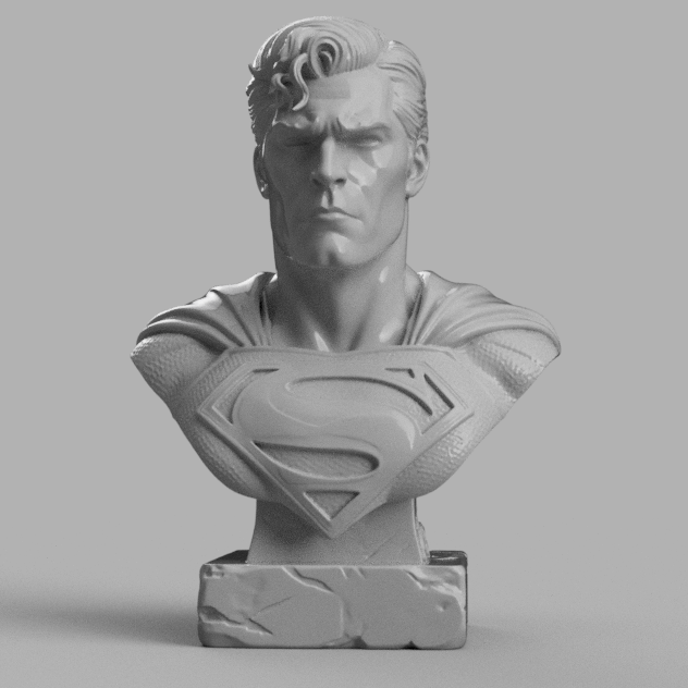 Man of Steel 3D model by PrintVision