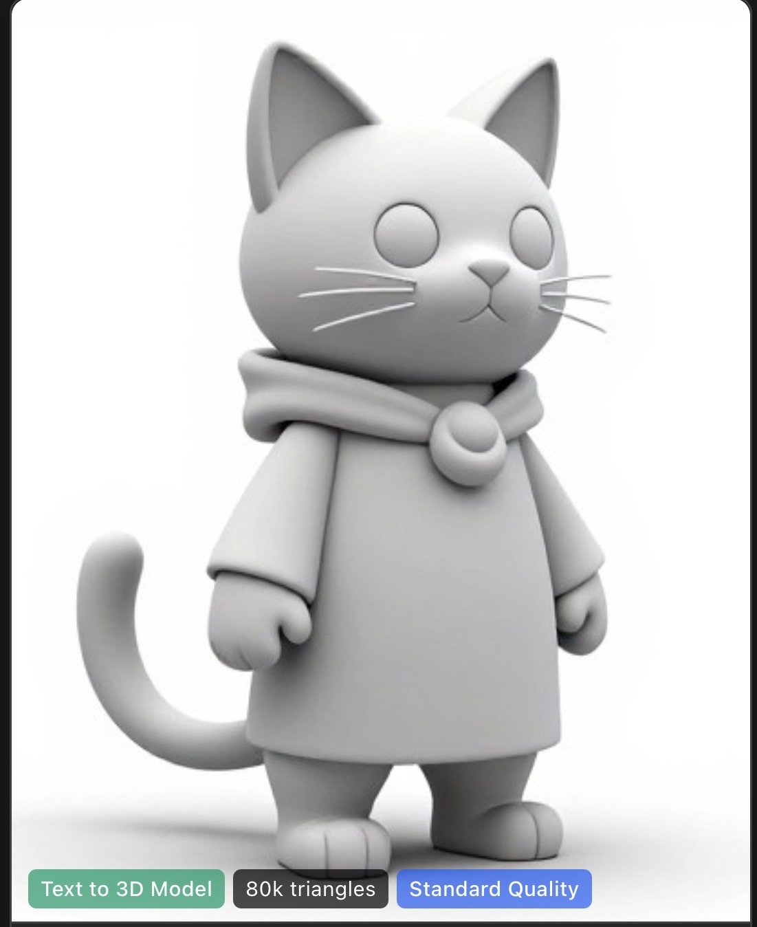 Cloaked cat