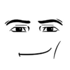 Roblox man face square
