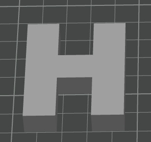 Letter H