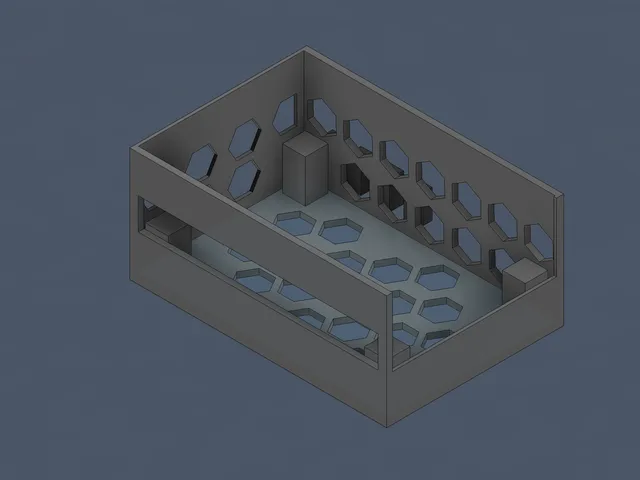 Raspberry Pi 5 Ventilated Minimal Case with GPIO Access