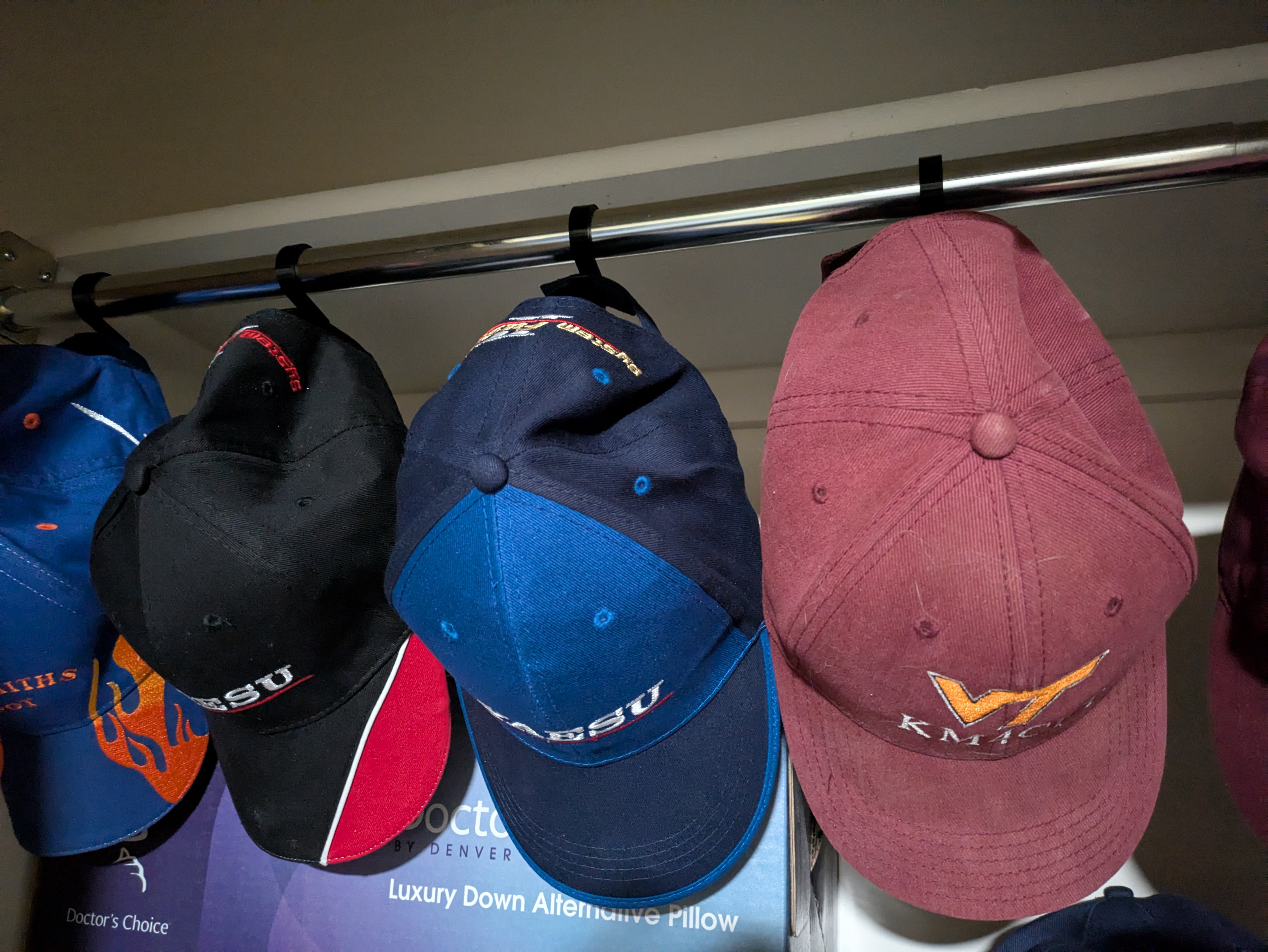 Hat Hook for 1 inch hanger rack