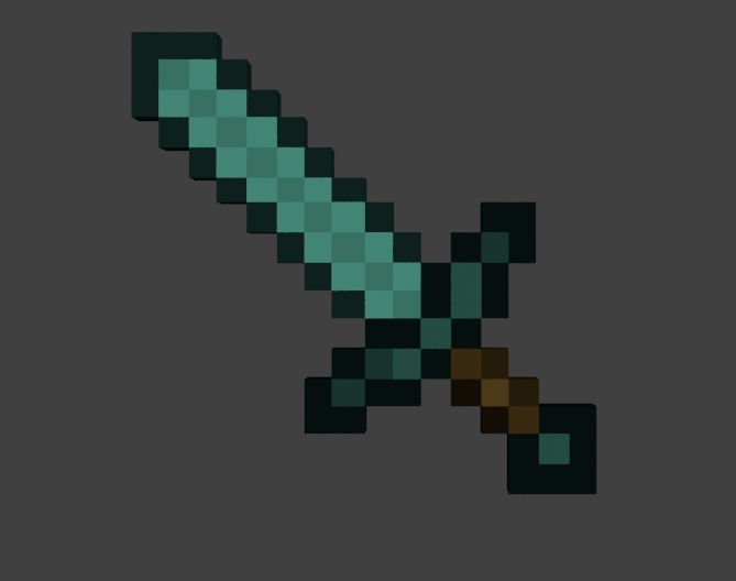 Minecraft Diamond Sword