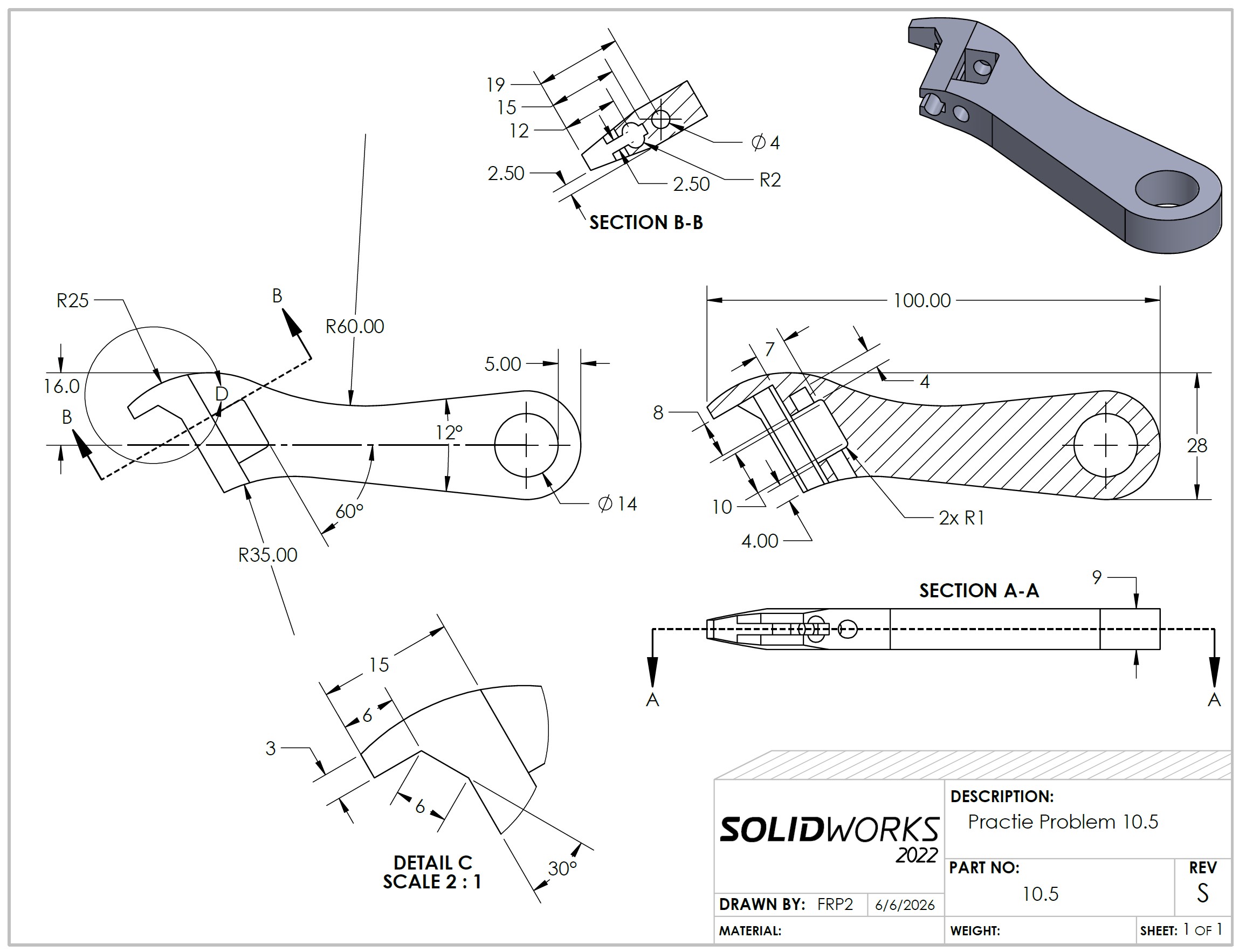 Solidworks Educational Practice Model Database