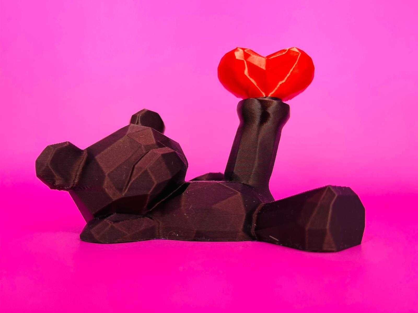 Teddy bear & heart