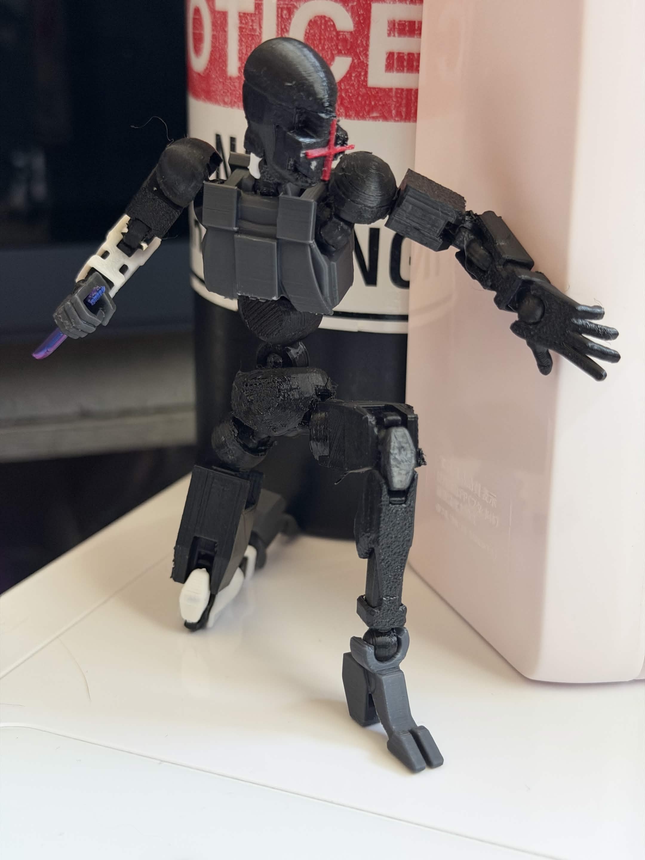 ROOK Runner Frame - Printable Jointed Figure (Dummy 13)