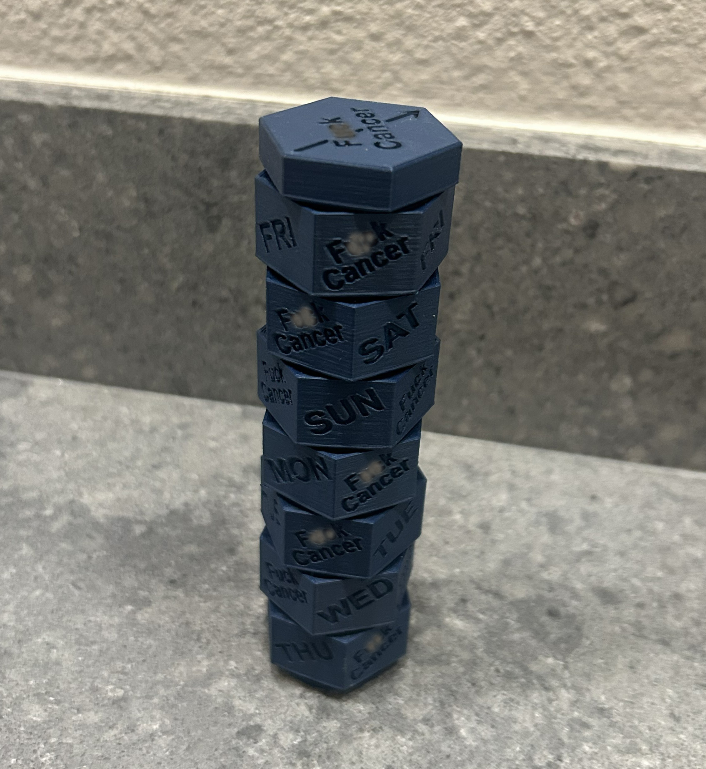 F##K Cancer pill tube