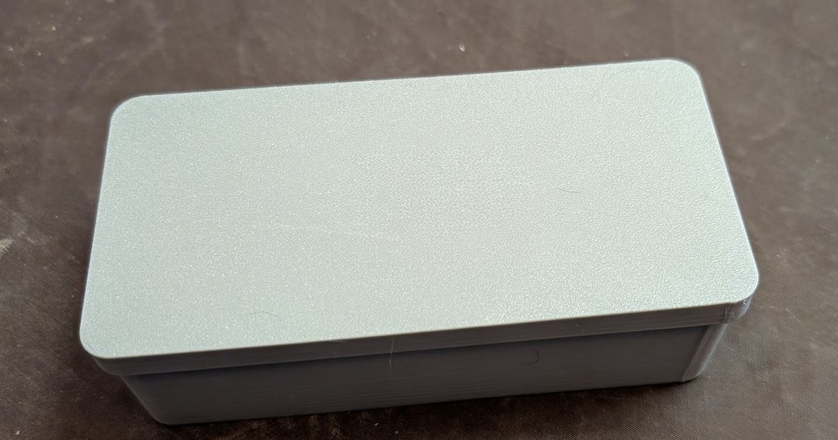 Simple box with lid - gift, storage, etc. by Nuvz | Download free STL model | Printables.com - 3D model önizlemesi