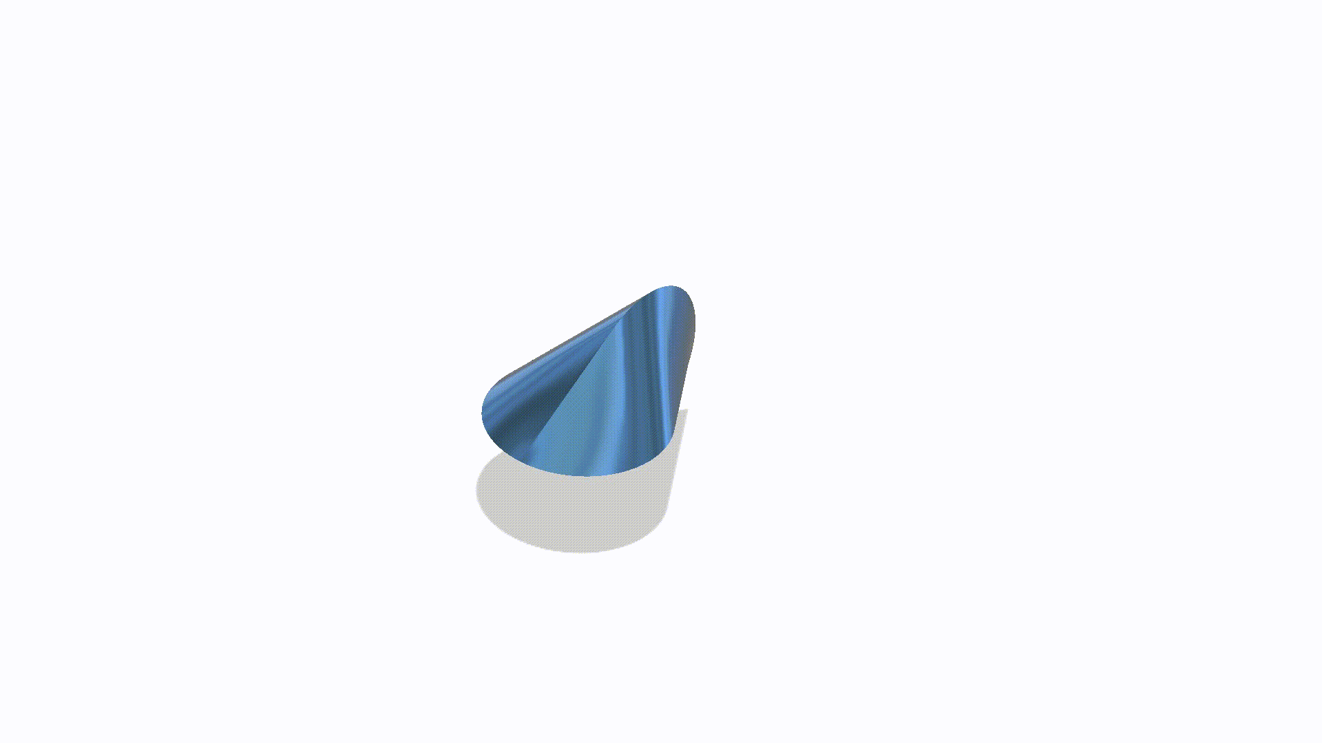 Miniatura 4 do modelo 3D Oloid – 3D Printable Geometric Solid